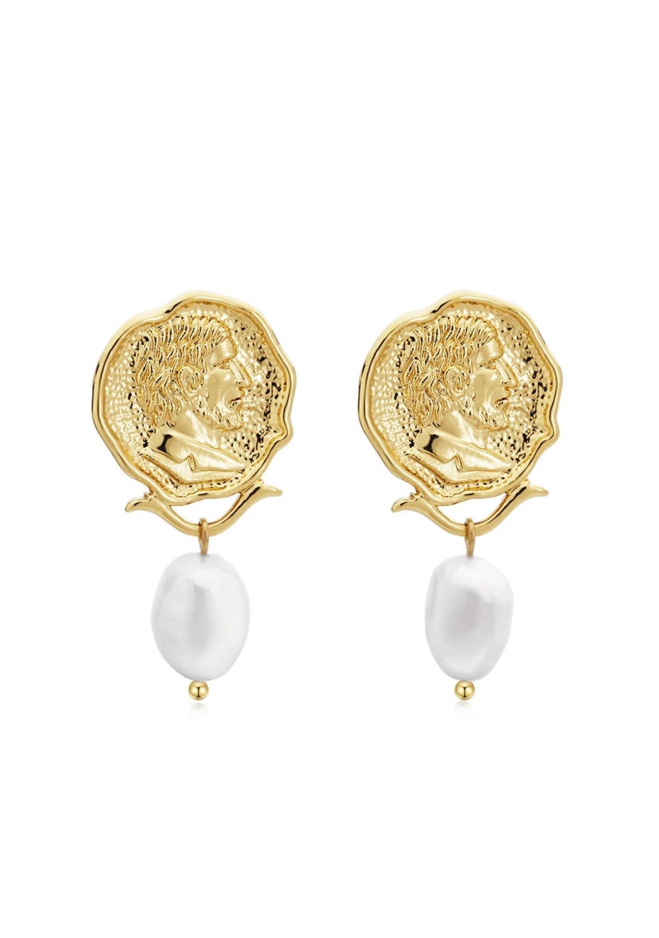 Iris Pearl Earrings - Hearts & Wires Studio