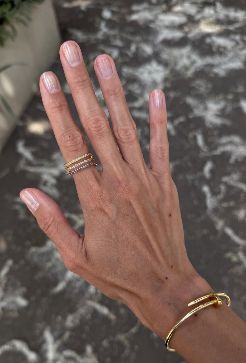 Calista Crystal Ring - Hearts & Wires Studio