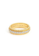 Acantha Crystal Ring - Hearts & Wires Studio