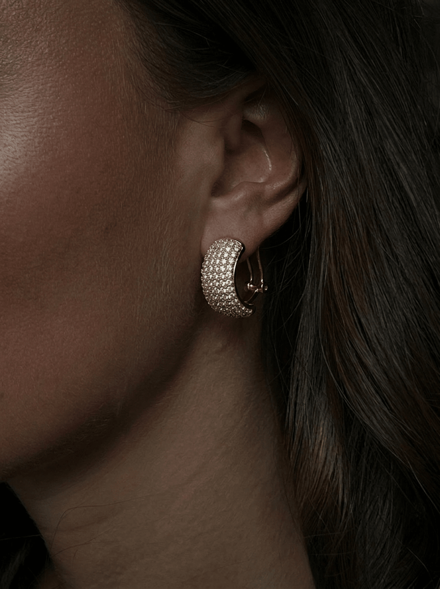 All Eyes On You Crystal Earrings - Hearts & Wires Studio