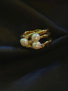 Aphrodite Pearl Ring - Hearts & Wires Studio