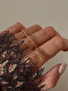 Calista Crystal Ring - Hearts & Wires Studio