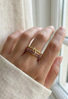 Calista Crystal Ring - Hearts & Wires Studio