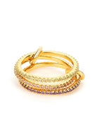 Calista Crystal Ring - Hearts & Wires Studio