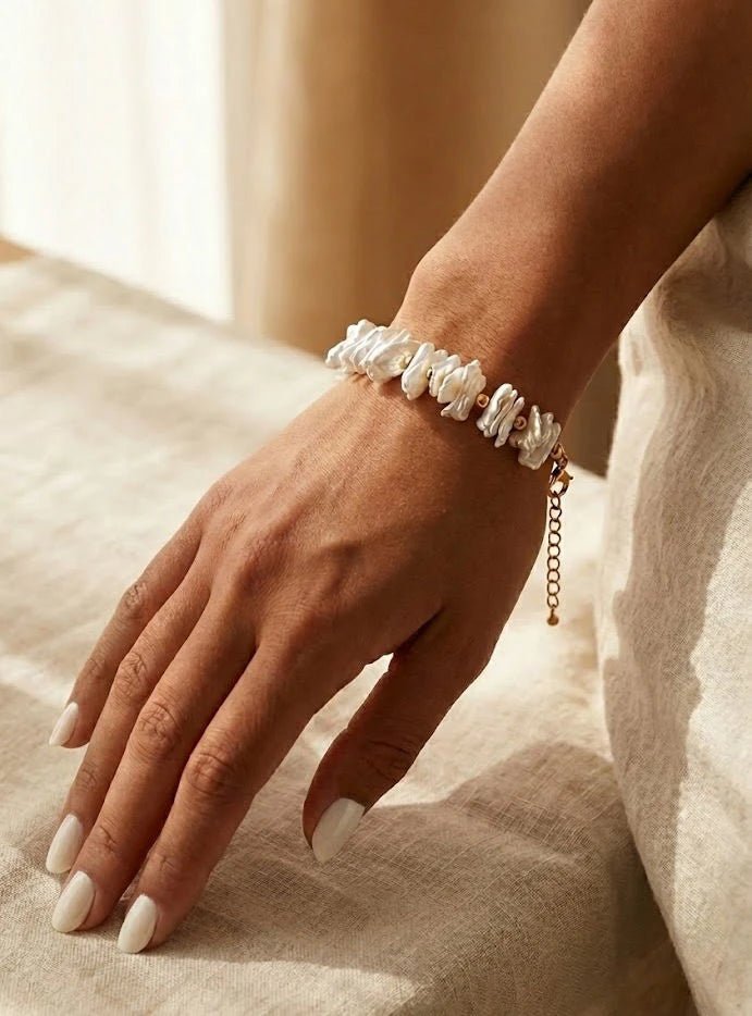 Cressida Pearl Bracelet - Hearts & Wires Studio