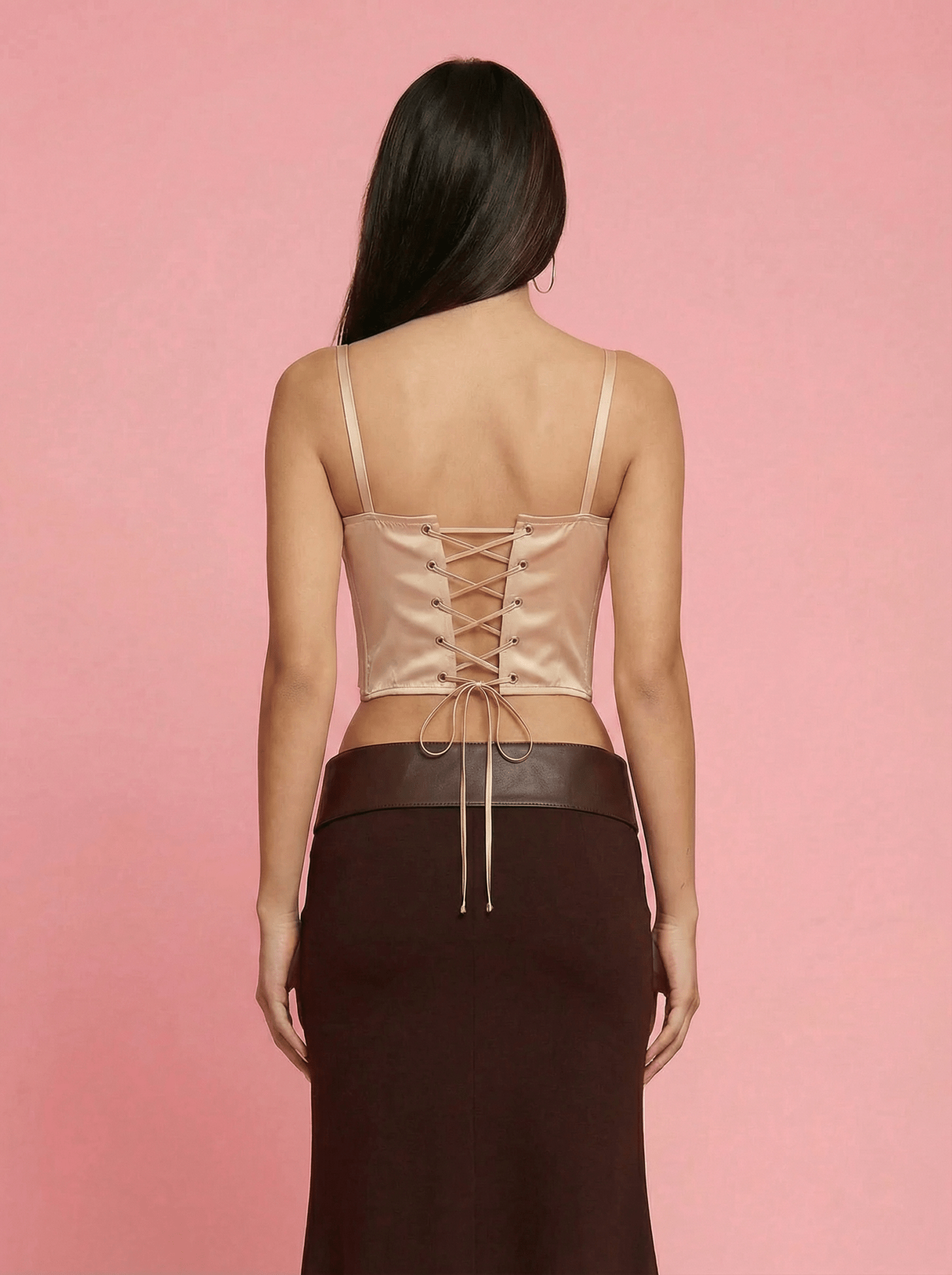 Desert Rose Sand Corset Top - Hearts & Wires Studio
