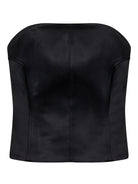 Fill the Void Black Corset Style Top - Hearts & Wires Studio