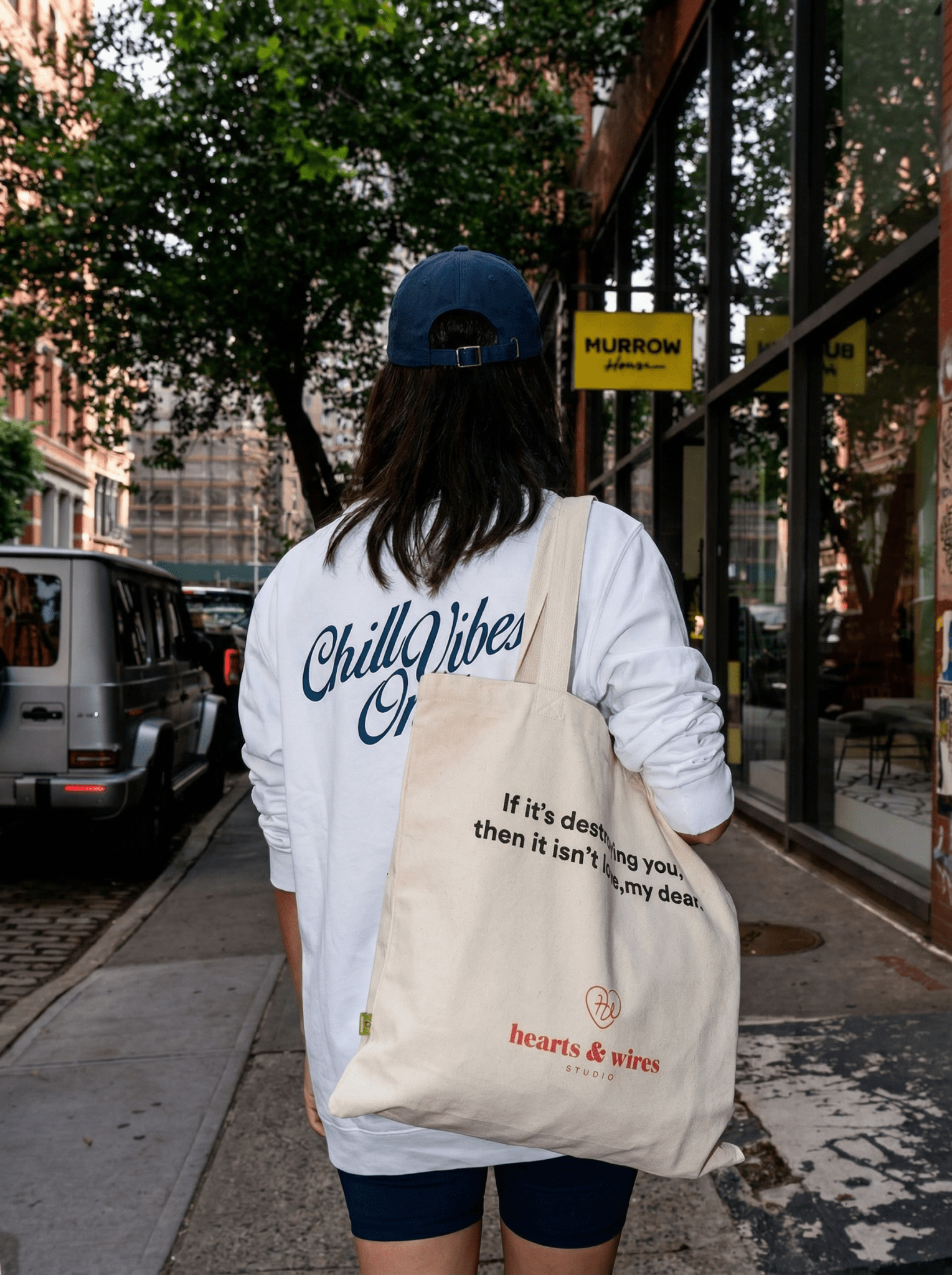 H&W Tote Bag - Hearts & Wires Studio