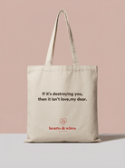 H&W Tote Bag - Hearts & Wires Studio