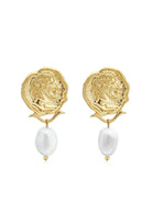 Iris Pearl Earrings - Hearts & Wires Studio