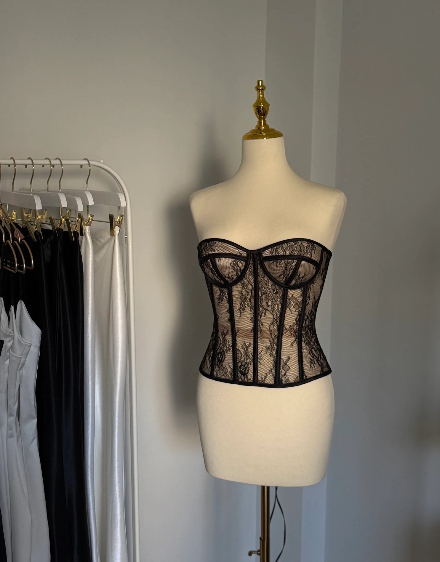 Miracle Love Lace Corset Top - Hearts & Wires Studio