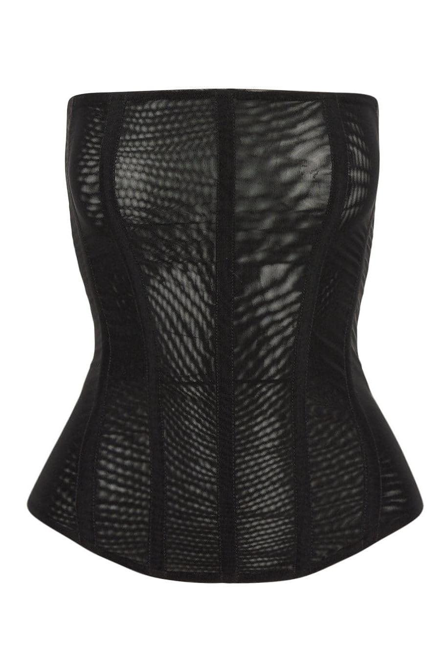 Miranda Sheer Sculpt Corset Top - Hearts & Wires Studio