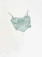 Ocean Drive Satin Corset Top - Hearts & Wires Studio