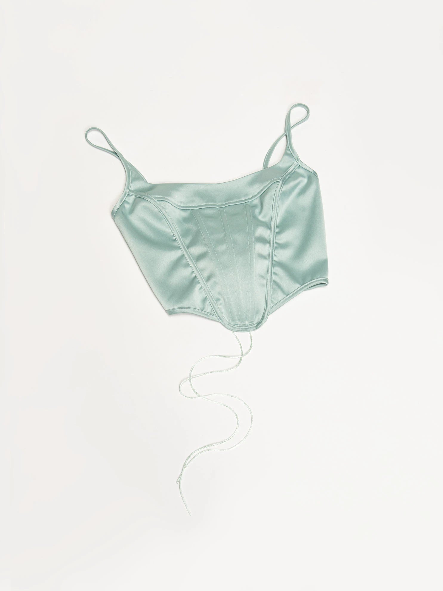 Ocean Drive Satin Corset Top - Hearts & Wires Studio