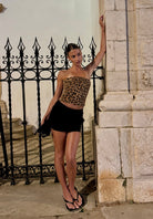 Roar Leopard Top - Hearts & Wires Studio