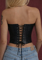 Sweet Dreams Croco Vegan Leather Top - Hearts & Wires Studio