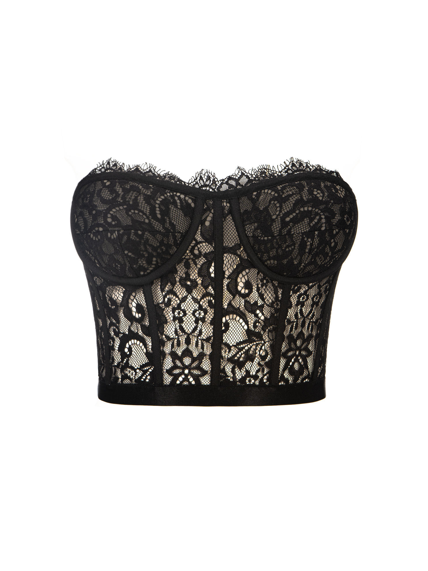 ''Diamond Eyes'' Lace Corset Top. Hearts & Wires Studio